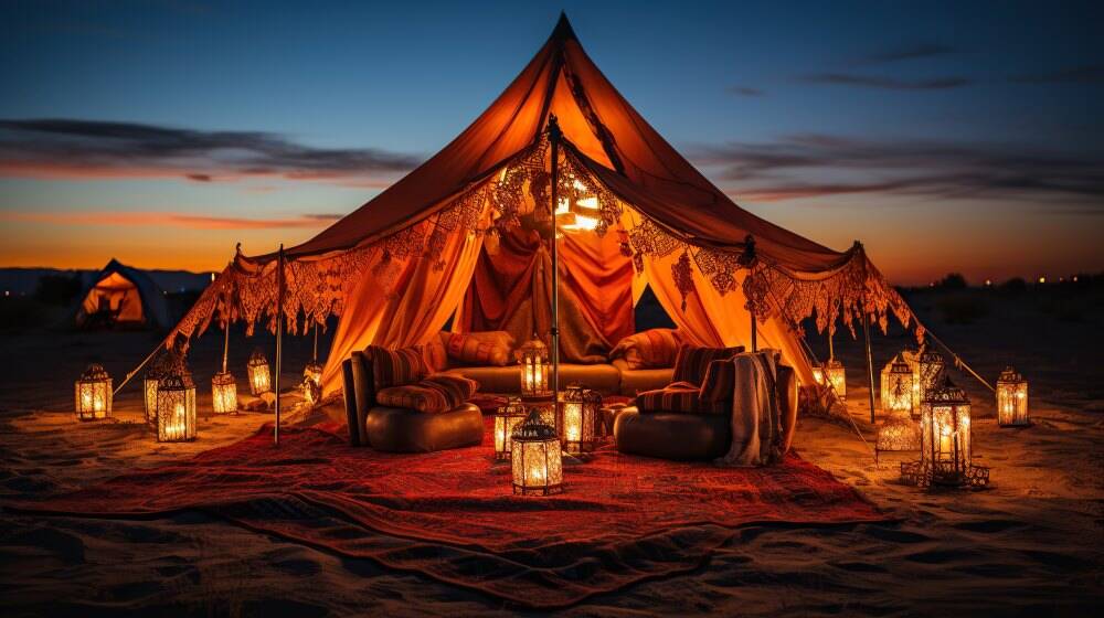 Luxury Overnight desert safari dubai tour bedouin camp